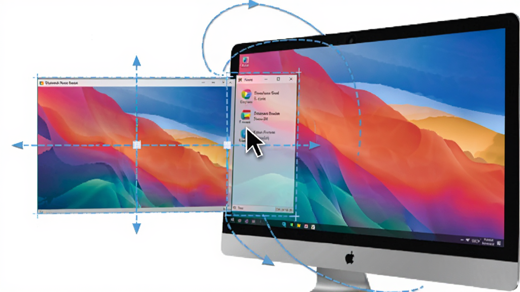 DisplayFusion ʹ�ý̳�ʾ��ͼ������Ϊ������Ļ��ʾ������ק�������̣�����Ϊ��ര���������Ҳ���Ļ�ƶ����Ű涯̬��ʾ���ϸ�ڰ������ָ�롢������ʾ�ߡ����������ߣ����������ɾ��޶���Ԫ��