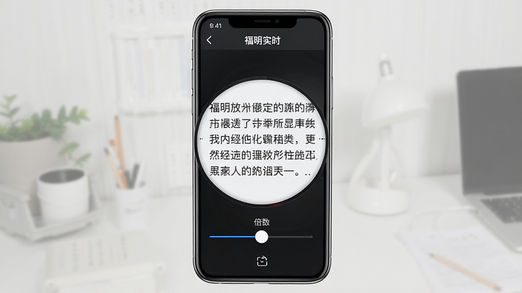�����Ŵ�������ʵʱ�Ŵ��ܵĽ���չʾ���ֻ���Ļ������ʾ���Ŵ�����ֶ��䣬��Χ�зŴ������ڻ��飬���沼�ּ�࣬�����ˬ�����ʸ��壬�ɾ��޶���Ԫ��
