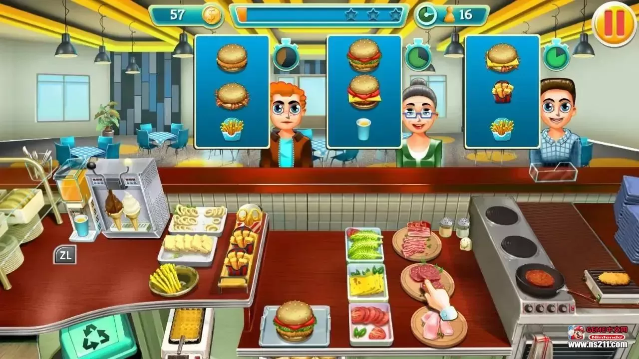 快餐帝国Fast Food Restaurant Tycoon 新手快速赚钱经营攻略 店铺经营界面