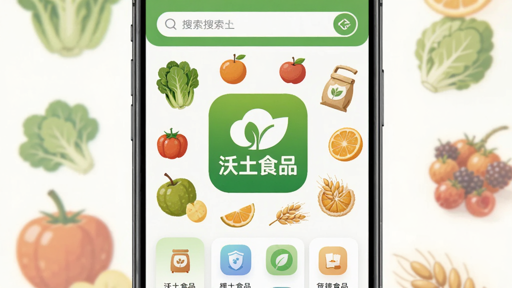 手机屏幕中展示着一款名为