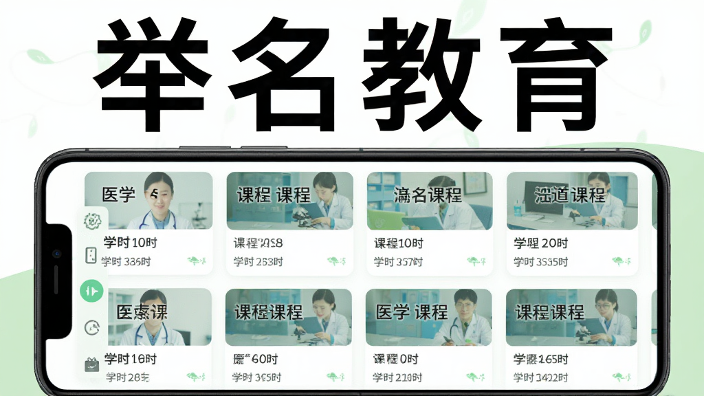画面上方用大号字体写出