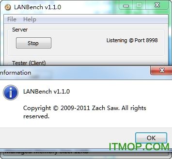 LANBench 局域网测速 软件界面 安卓版
