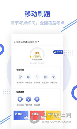 证券从业题考拉 安卓版 刷题界面截图