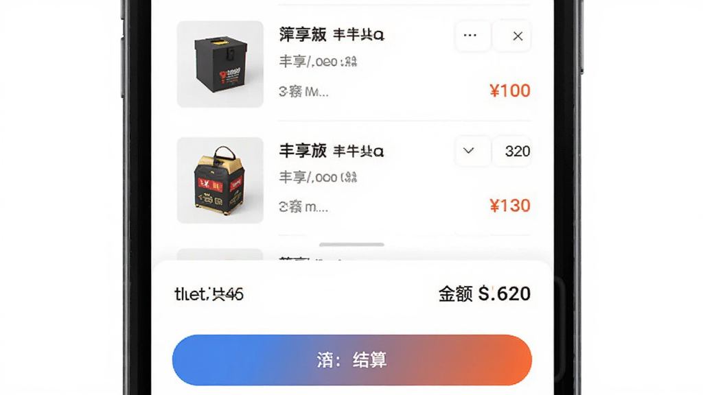 һ�ŷ�������APP�Ĺ��ﳵ�����ҳ��ͼ���������ֻ���Ļ�������Ϸ�Ϊ��Ʒ�б�������ѡ���·�Ϊ���㰴ť�ͽ����ܣ��Ű������ˣ����Ϊ�ִ����̽�����棬ϸ���ϰ�����Ʒ����ͼ�ͼ۸���ϸ�����������ɾ����޶���Ԫ��
