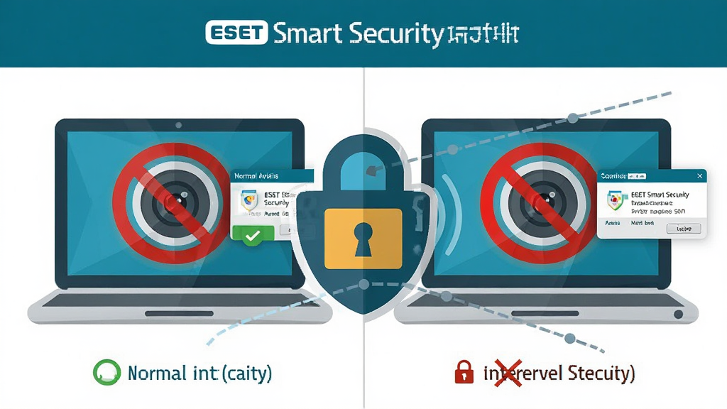 ESET Smart Security ��������ͷ��������ʾ��ͼ������Ϊ�ʼǱ���������ͷͼ����������ͼ����ϣ�����Ϊ���ҶԱȽṹ�����Ϊ��������״̬���Ҳ�Ϊ����״̬���Ű�����ֱ�ۣ����Ϊ��ƽ��ͼ����ƣ�ϸ�ڰ�����ɫ��ֹ���š���ɫ�������š�������õ��������ʸ��壬����ɾ����޶���Ԫ�أ�ͼƬ����ʾ���֡�ESET Smart Security��