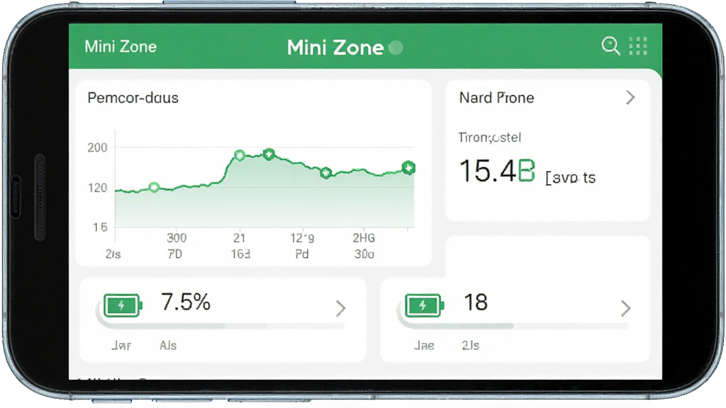Mini Zone ����Դռ��ʾ��ͼ������Ϊ�ֻ����ܼ�ؽ��棬����Ϊ���½ṹ���Ű�Ϊ���������壬���Ϊ������ˬ��ϸ�ڰ����ڴ�ռ�����ߡ�����ͼ�ꡢ��ɫ����ɫ�����ʸ��壬�ɾ����޶���Ԫ��