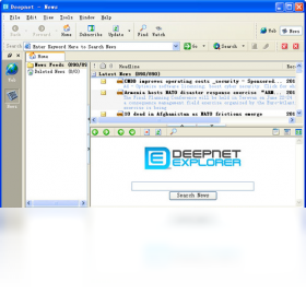 Deepnet Explorer 浏览器界面截图 安卓版