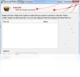 AutoCAD DWG to Image Converter 软件界面 操作截图