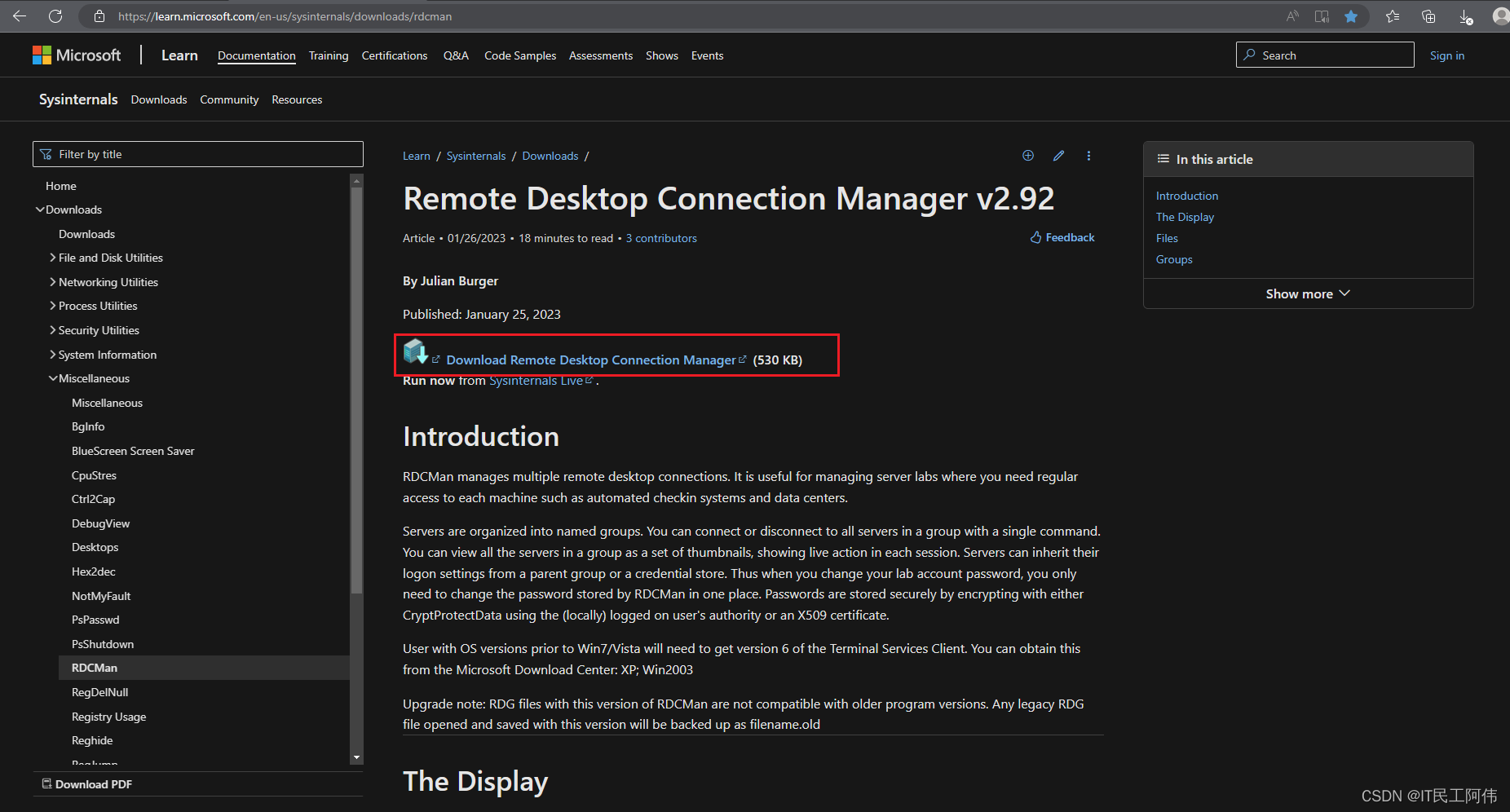 Remote Desktop Connection Manager 使用教程 界面截图