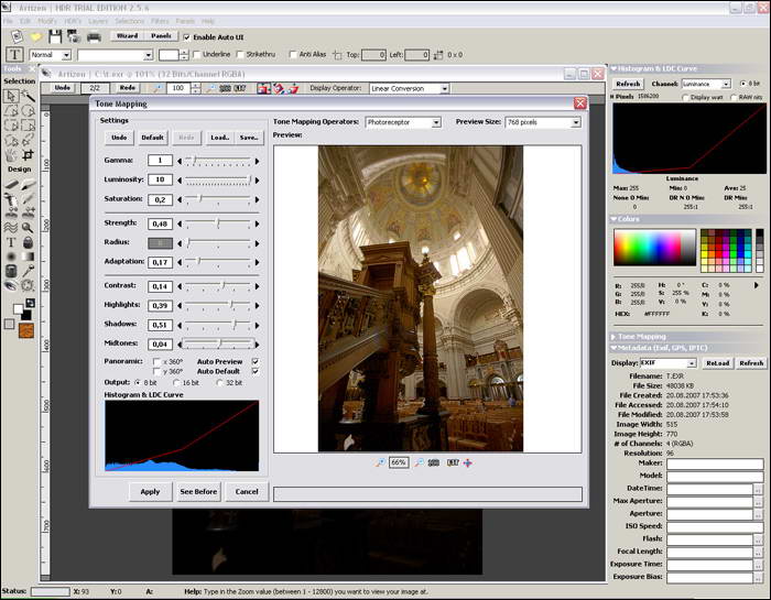 artizen hdr 安卓版 操作教程