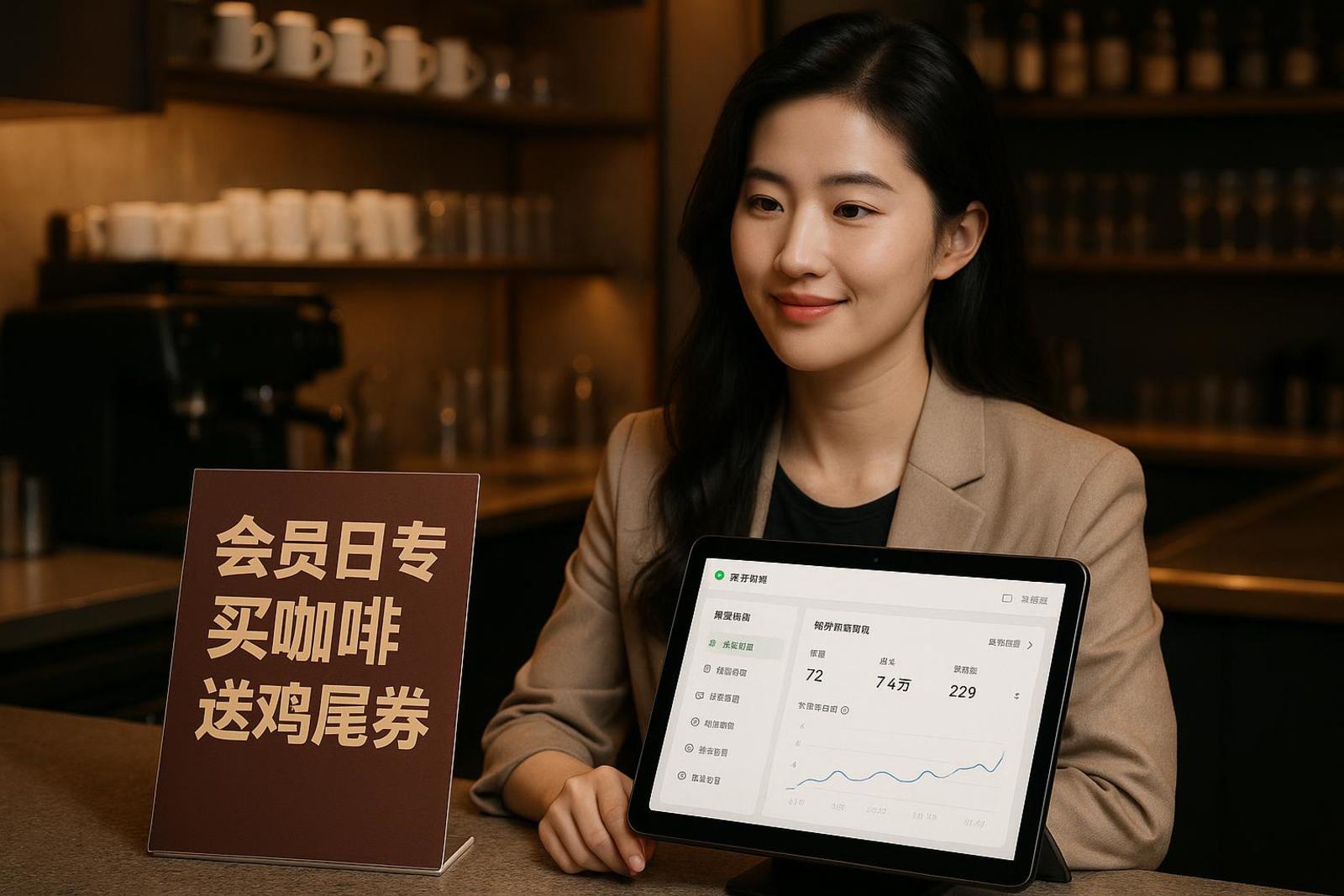 思飞咖啡厅销售管理会员锁客提升复购率方法