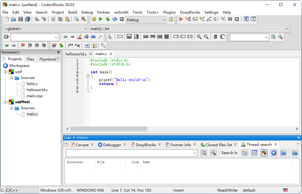 CodeBlocksC���Ա�̿�������{package_version_name} ����C����IDE