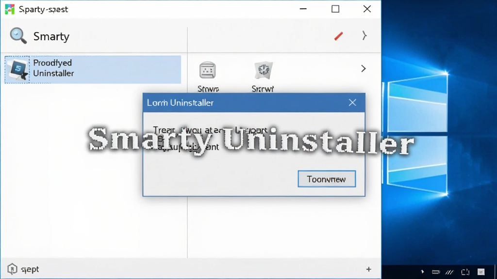 һ��չʾSmarty Uninstallerǿ��ж�ع��ܵ�ͼƬ����������ʾ����������һ������ѡ�в�����ǿ��ж��ȷ�϶Ի��򣬱���Ϊ����Windowsϵͳ���棬����������