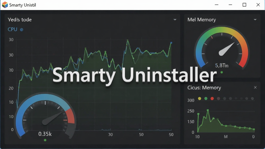 һ��չʾSmarty Uninstallerϵͳ��⹦�ܵ�ͼƬ����������ʾʵʱ����ͼ���Ǳ���չʾCPU���ڴ�ռ����������������ִ�������������