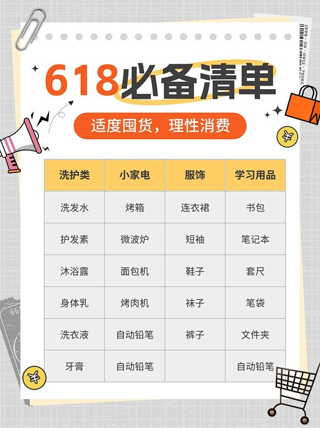 惠优选日常囤货省钱清单配图