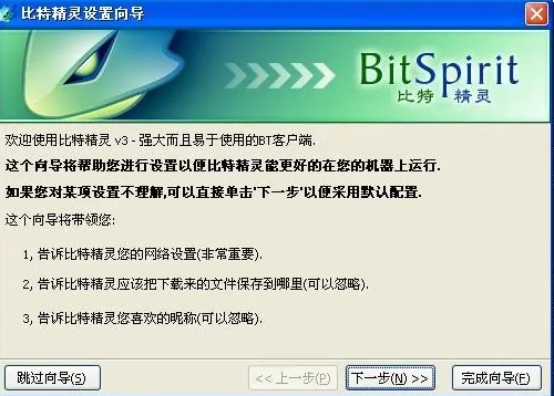 ���ؾ���BitSpirit��װ�����ý���