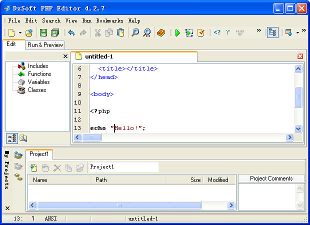 DzSoft PHP Editor{package_version_name} PHP代码编辑器