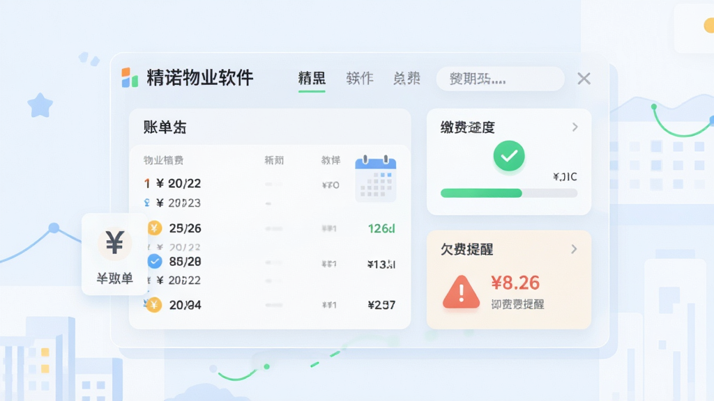 ��ŵ��ҵ�����շѹ�������廭����������Ϊһ�������İ�͸��������壬�������ʾ����ŵ��ҵ���������˵��б����ɷѽ�������Ƿ������ͼ�꣬����Ϊ����ʽ��Ϣ��Ƭ���Ű�����ֲ㣬���Ϊ���������ƽ�磬ϸ�ڰ�������ҷ��š��������Թ���ǣ���������������ɾ����޶���Ԫ��
