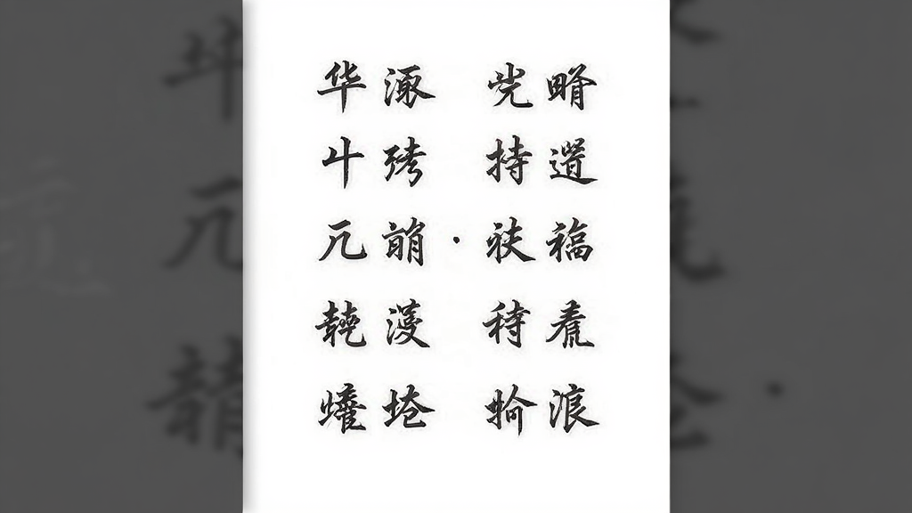 华文行楷字体效果展示图,主体为白色背景上一段用华文行楷书写的中文诗词,布局居中,排版整齐,风格为古典书法展示,细节包括笔画流畅、墨色浓淡自然,画质高清,干净,无多余元素