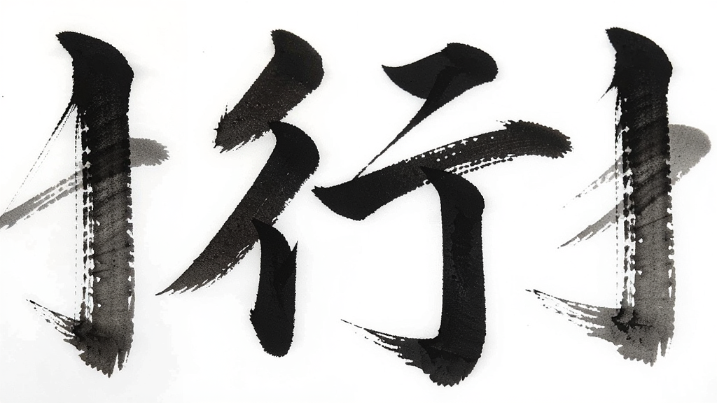一幅展示华文行楷书法笔触特写的图片,主体为放大的行楷笔画细节,布局为横向排列展示不同笔画,排版以笔触为中心,风格为书法教学展示,细节包括墨迹纹理、笔锋走向,画质高清,干净,无多余元素