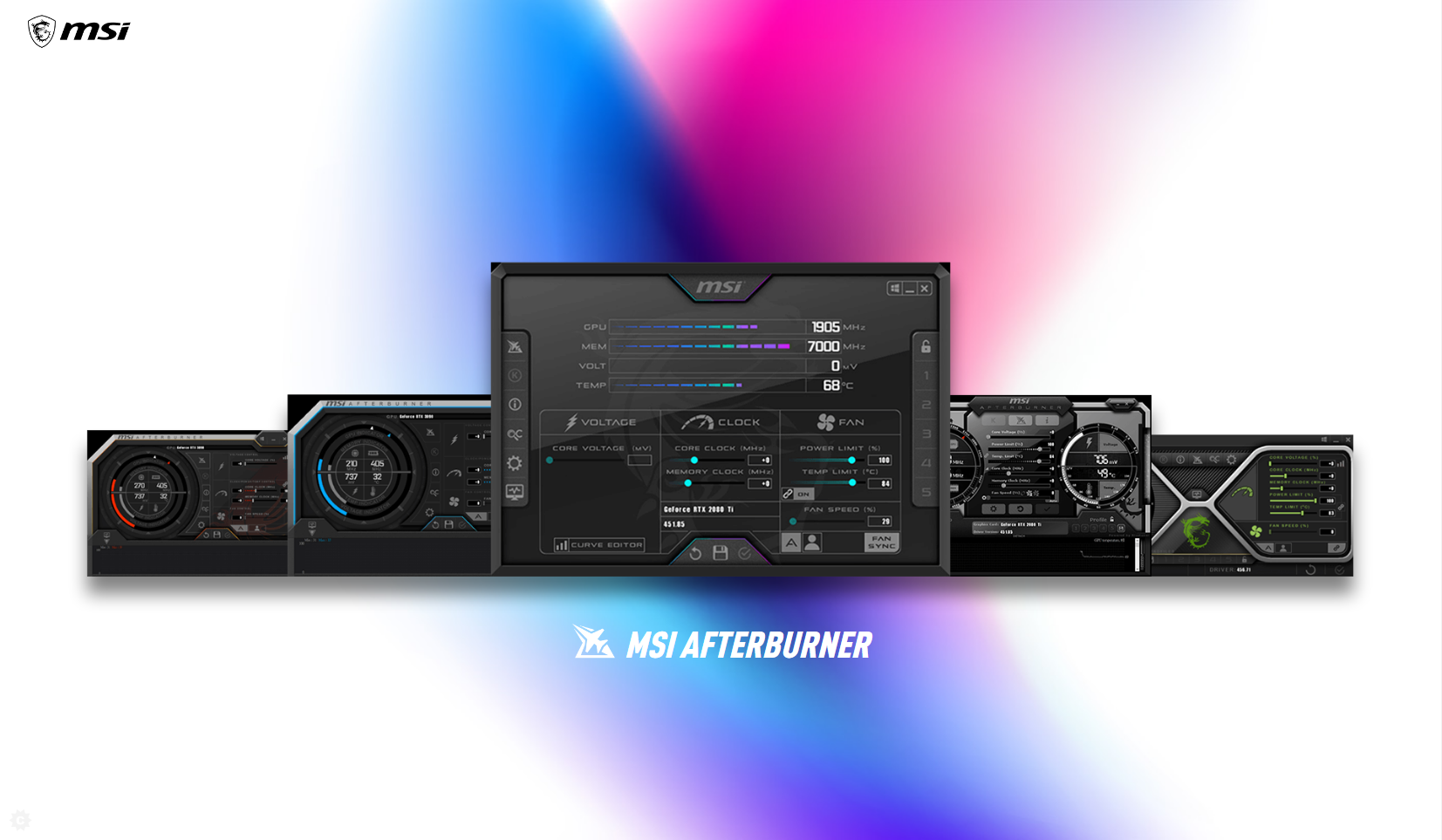 微星显卡超频工具(MSI Afterburner) 安卓版 界面截图
