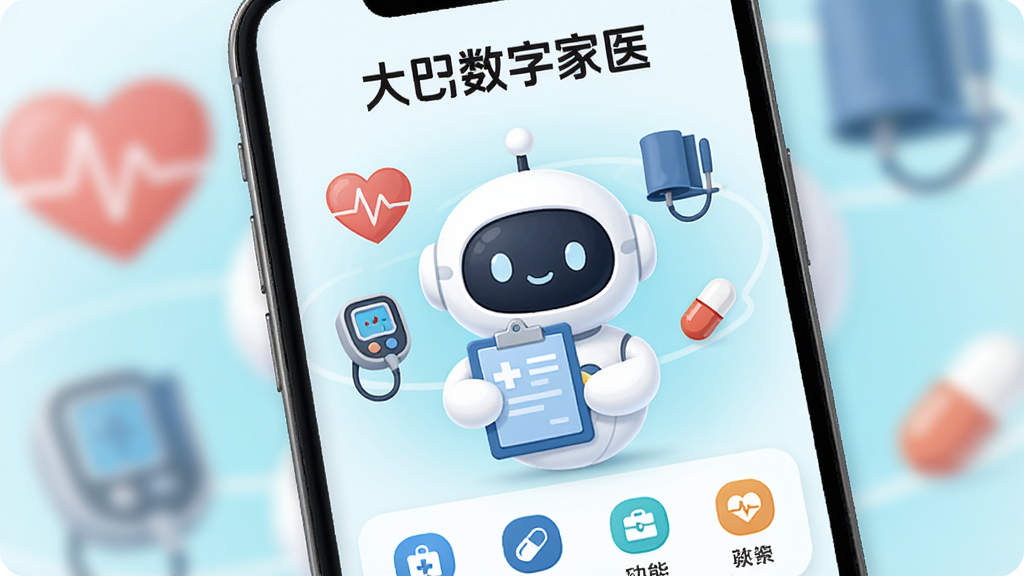 手机屏幕中展示着一款名为