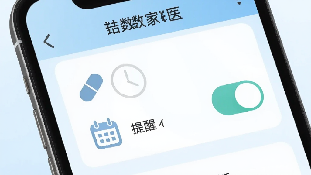 手机界面中展示