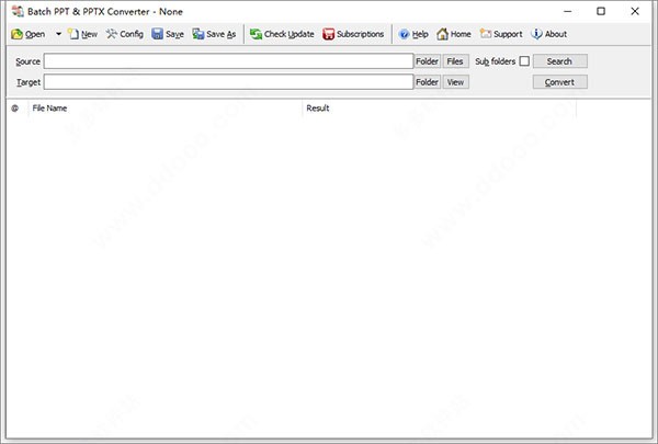 PPTX转PPT转换器Batch PPTX TO PPT Converter 操作步骤 拖拽文件 开始转换