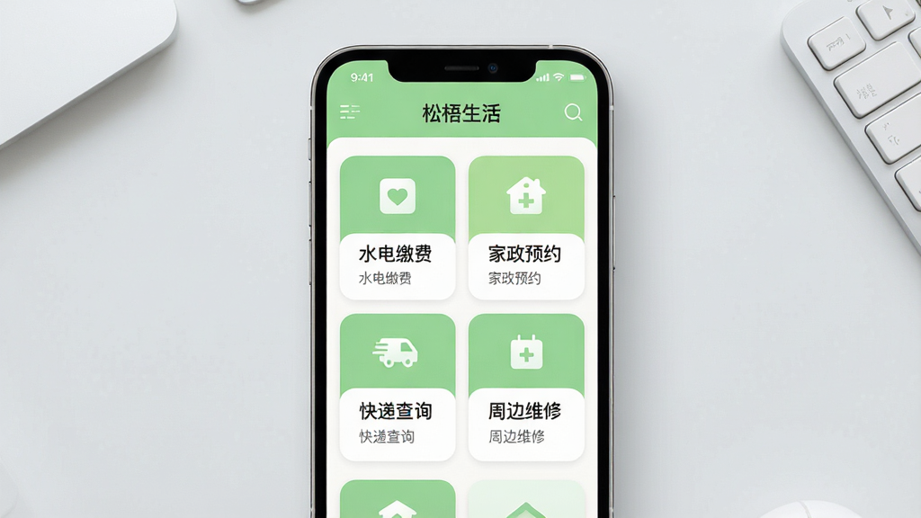 一个手机屏幕内展示