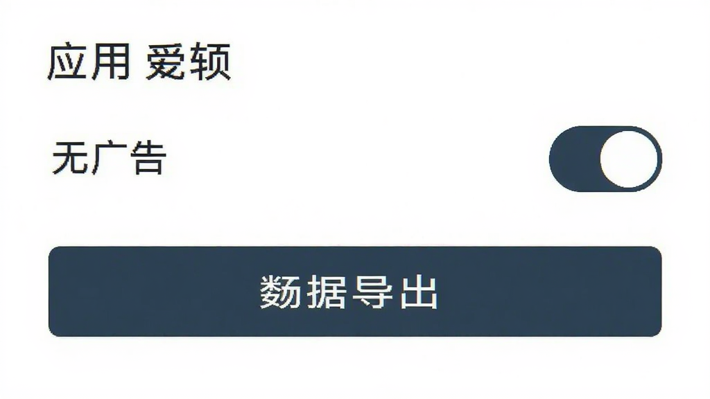 应用设置页面截图,显示