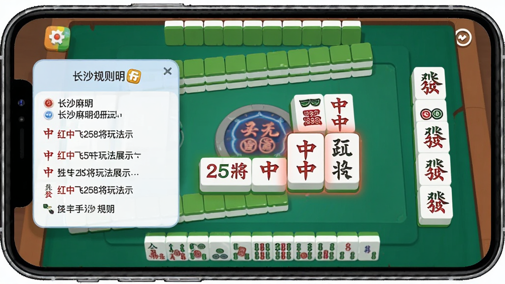 ����泤ɳ�齫 ���з�258���淨չʾͼ ����Ϊ�ֻ���Ļ���齫�Ծֻ��� ���������ʾ����˵������ �Ҳ�Ϊ������ �Ű����½ṹ ���Ϊ��ƽ��ͨ��Ϸ���� ϸ��ͻ��������258�����Ÿ��� �������� �ɾ� �޶���Ԫ��