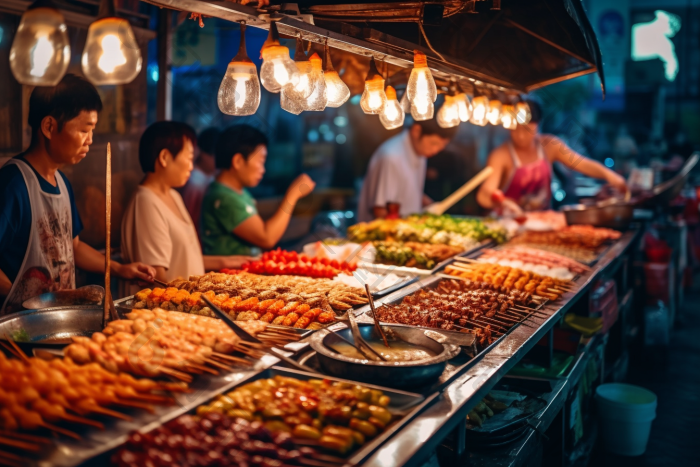 摊吃舌各类美食小吃开箱实拍图