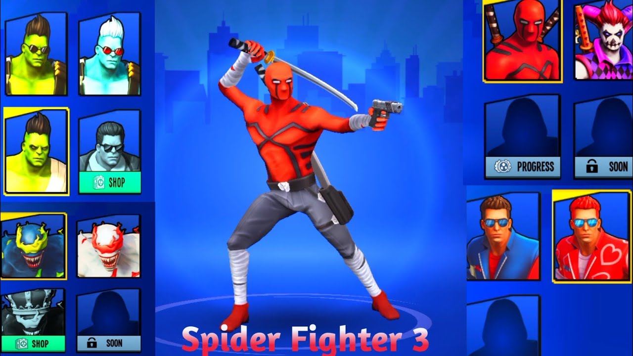 蜘蛛英雄3(Spider Fighter 3) BOSS战打法与隐藏英雄解锁条件