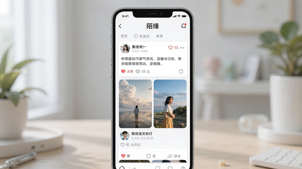 一幅AI生图,主体为手机屏幕展示