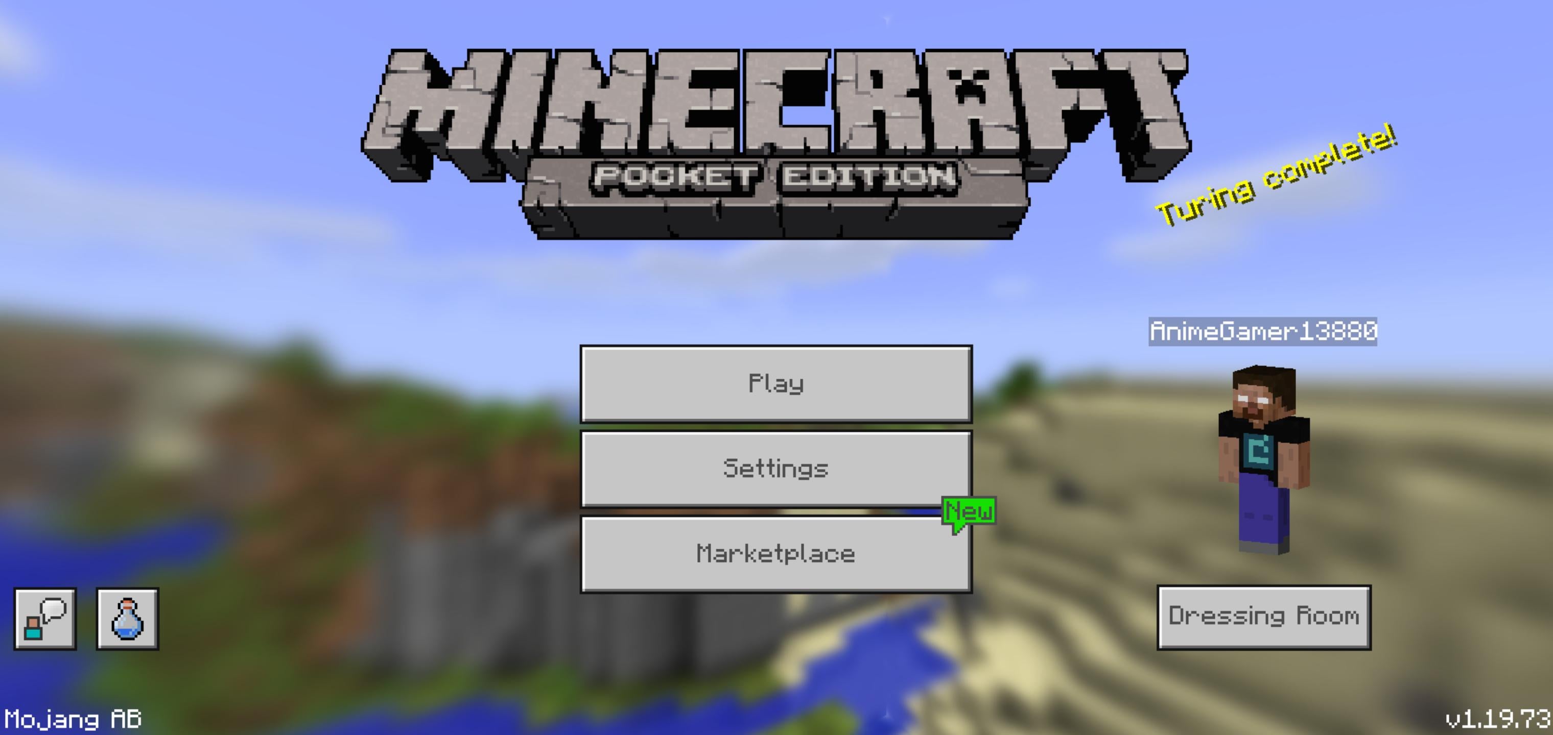 我的世界袖珍版下载(Minecraft: Pocket Edition) 游戏运行画面与设置选项