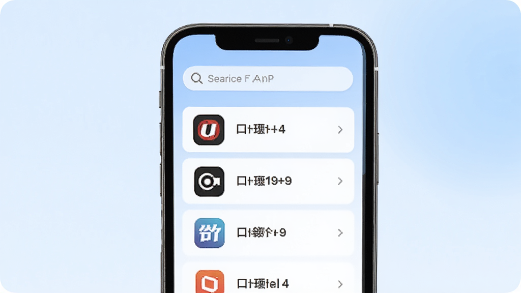 ����֪��APP���ֻ��ϵ����н��棬����չʾ�ֻ���������Ļ���ǿ����б�ҳ���ж��ƽ̨ͼ��Ϳ������֣����������������ɼ�������Ϊ����ɫ���䣬�����ˬ�����ʸߣ��ɾ����޶���Ԫ��