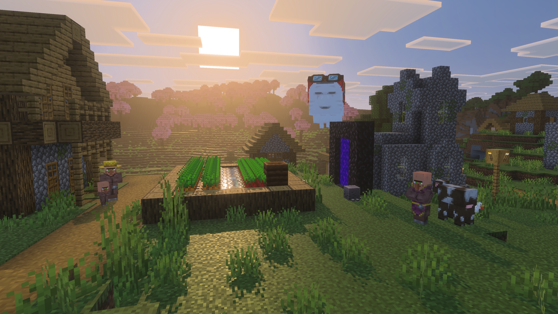 Minecraft我的世界基岩版测试服画面设置与性能测试