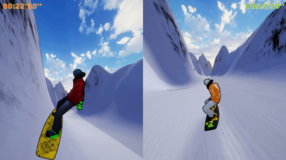 Snow Storm Snowboard(暴风雪滑板手游)极速冲刺技巧实战截图