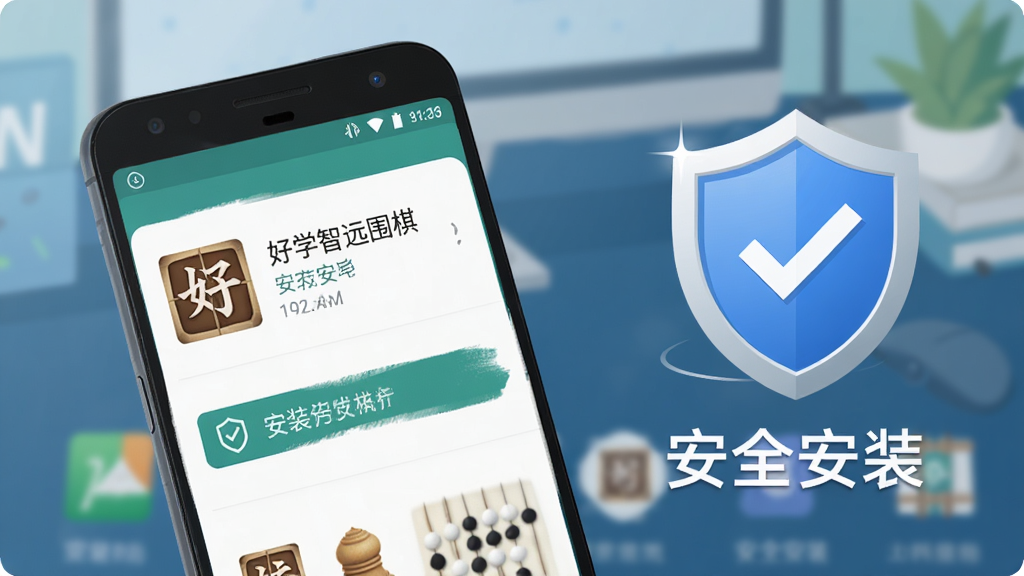 һ����׿�ֻ���Ļ��ʾ����ѧ��ԶΧ�塱��װ���棬�Ա��ж���ͼ���롰��ȫ��װ�����֣������Ǹɾ������滷�������Ϊ��ƽ����ȫ����廭��ϸ�ڰ����ֻ��߿򡢶��ƹ��󣬻��������ɾ����޶���Ԫ��