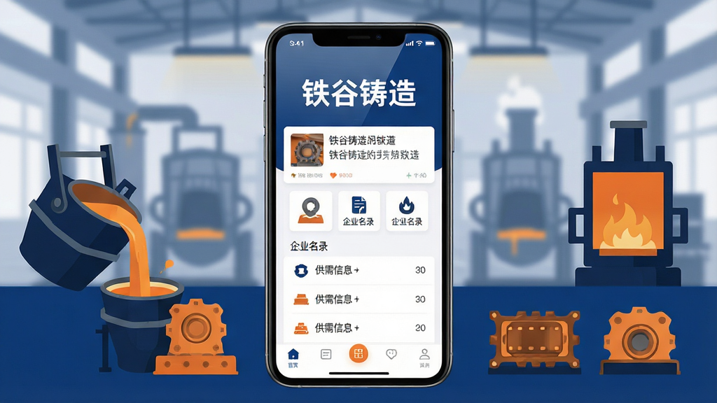 һ��չʾ������ҵ�ƶ�Ӧ�ý���ĳ���ͼ������������һ�������ֻ�����Ļ����ʾ�š��������족�ĸ����ֵ�App��ҳ����ҳ���ְ���������Ѷ��Ƭ����ҵ��¼ͼ�ꡢ������Ϣ�б��͵ײ����������ֻ���Χ���������쳵���Ԫ�أ�����ˮ����������Ʒ����ҵ��¯�ļ�ͼ�ꡣ������Ϊ�ִ���ƽ���Ƽ��磬������ɫ�ͳ�ɫΪ��ɫ�������ּ���������Ű湤����ϸ���ϣ��ֻ���Ļ����΢���⣬����Ϊ�黯�Ĺ����������������ʸ��壬����ɾ����޶���Ԫ�ء�