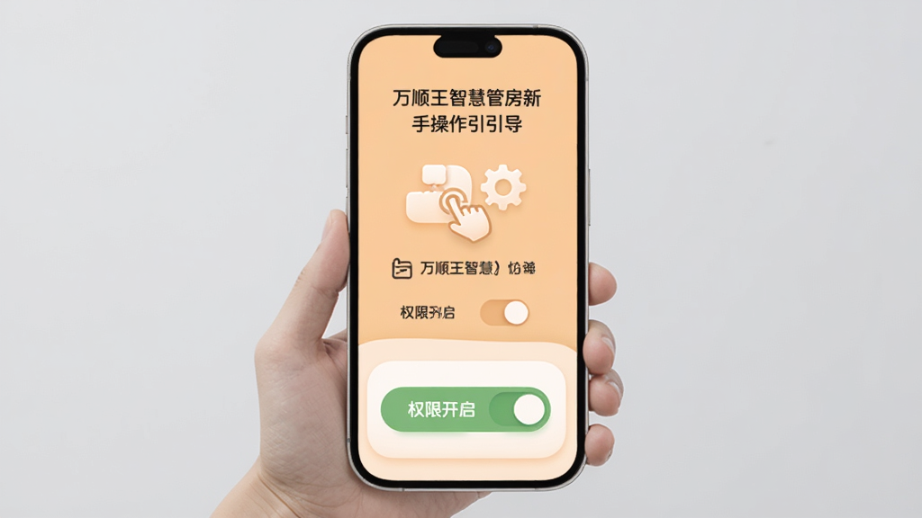 ��˳���ǻ۹ܷ����ֲ�������ҳ�棬�ֻ���Ļ��ʾ������ʾ��Ȩ�޿������أ�����Ϊǳ��ɫ������������ָ���ͼ�������ͼ�꣬������Բ�ǣ����ּ�࣬���ʸɾ����޶���Ԫ��