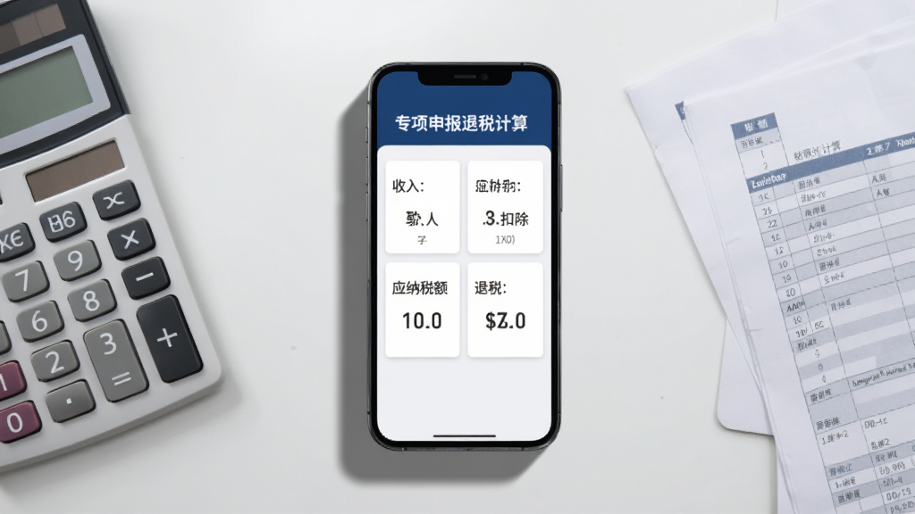 一部手机放置在桌面中央,屏幕显示
