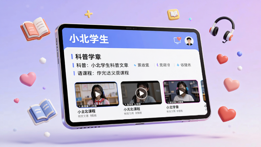 画面中央是一块悬浮的电子屏幕,屏幕上显示