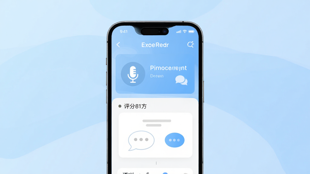 ����չʾӢ�����ܿ���APP����ҳ���棬�ֻ���Ļ���з��ã���Ļ����ʾ������ϰģ������ֽ��棬����Ϊ����ɫ���䣬���ּ�࣬�Ű�����������ִ���Լ��ϸ�ڰ�����˷�ͼ��ͶԻ����ݣ����ʸ���ɾ����޶���Ԫ��