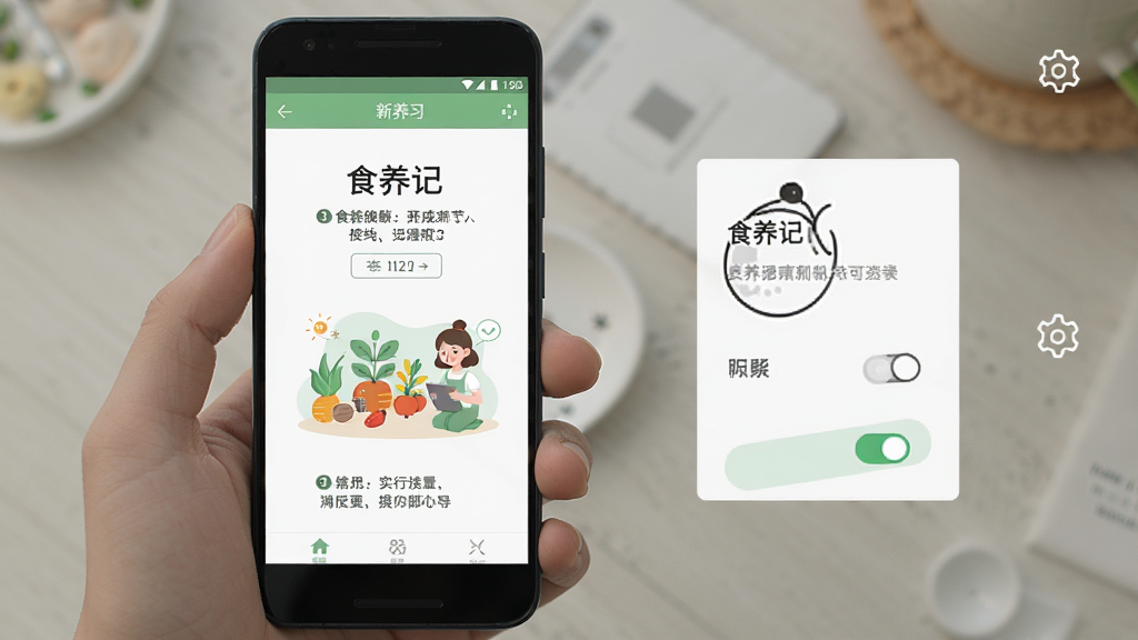 一部安卓手机展示