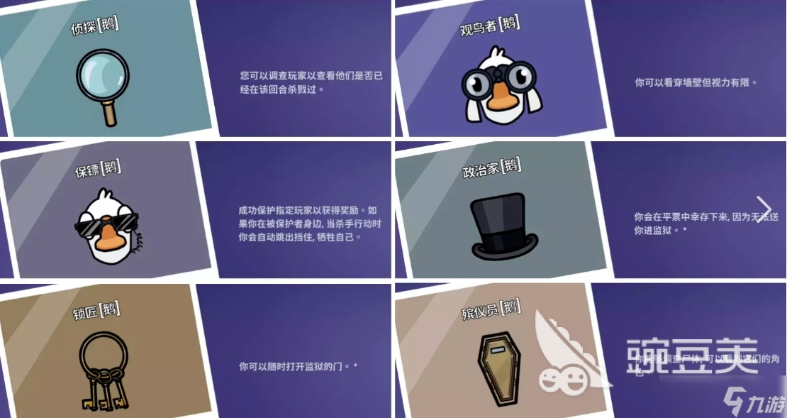 鹅鸭杀角色介绍 安卓版