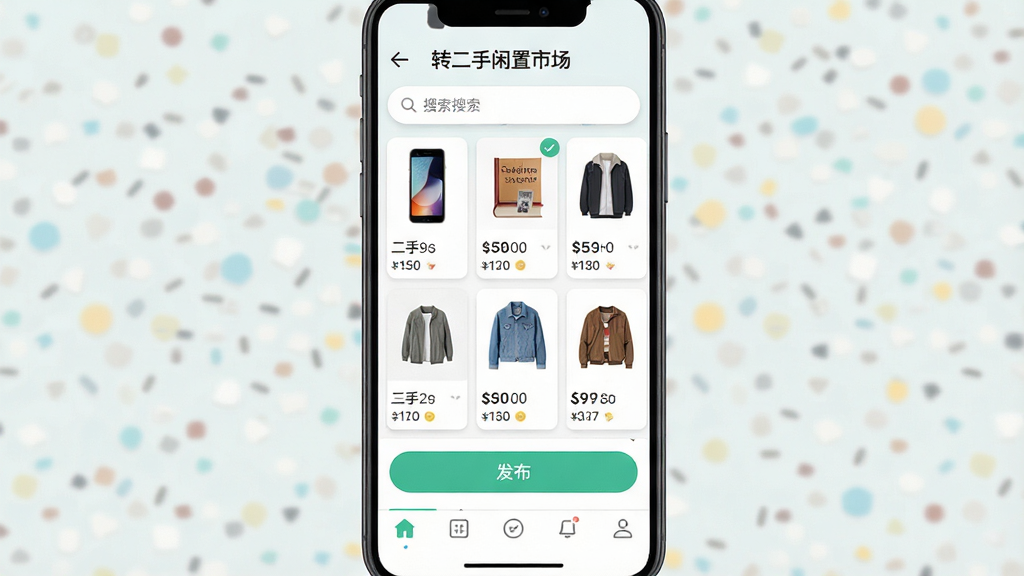 手机屏幕中央显示