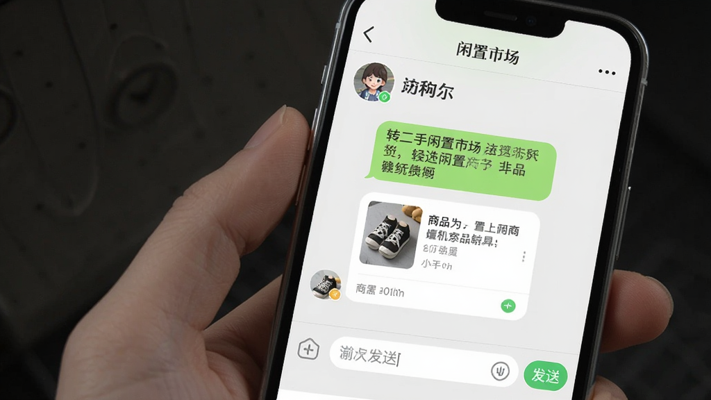 手机聊天界面展示