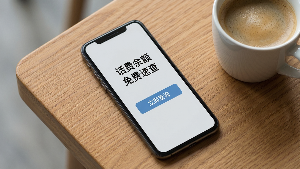 一部手机平放在桌面上,屏幕显示