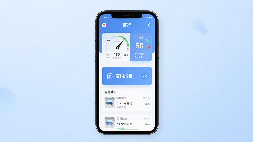 一张手机应用界面展示图,画面中央是手机屏幕,屏幕上显示